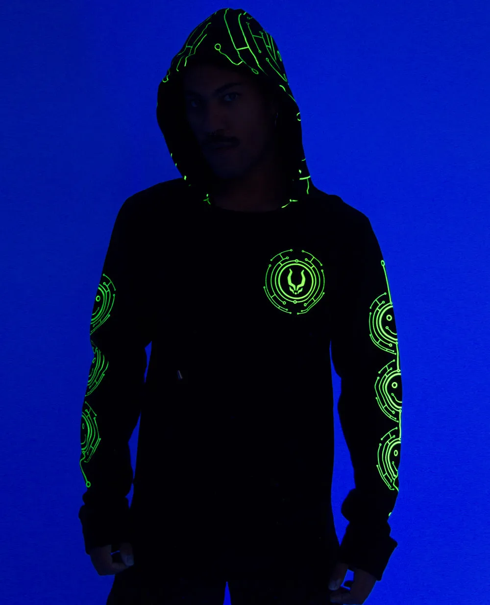 TECFACE Long Sleeve Top with Hood