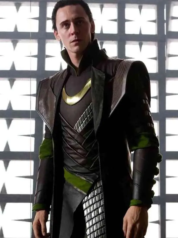 Tom Hiddleston Loki Leather Coat