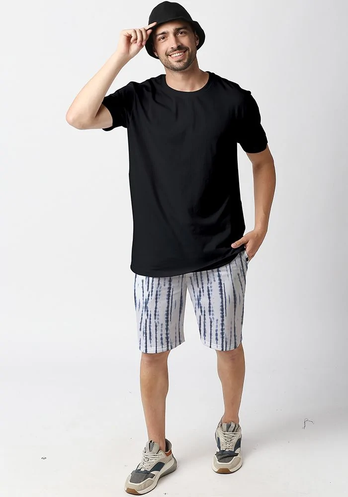 Blue Stripe Men's Shorts