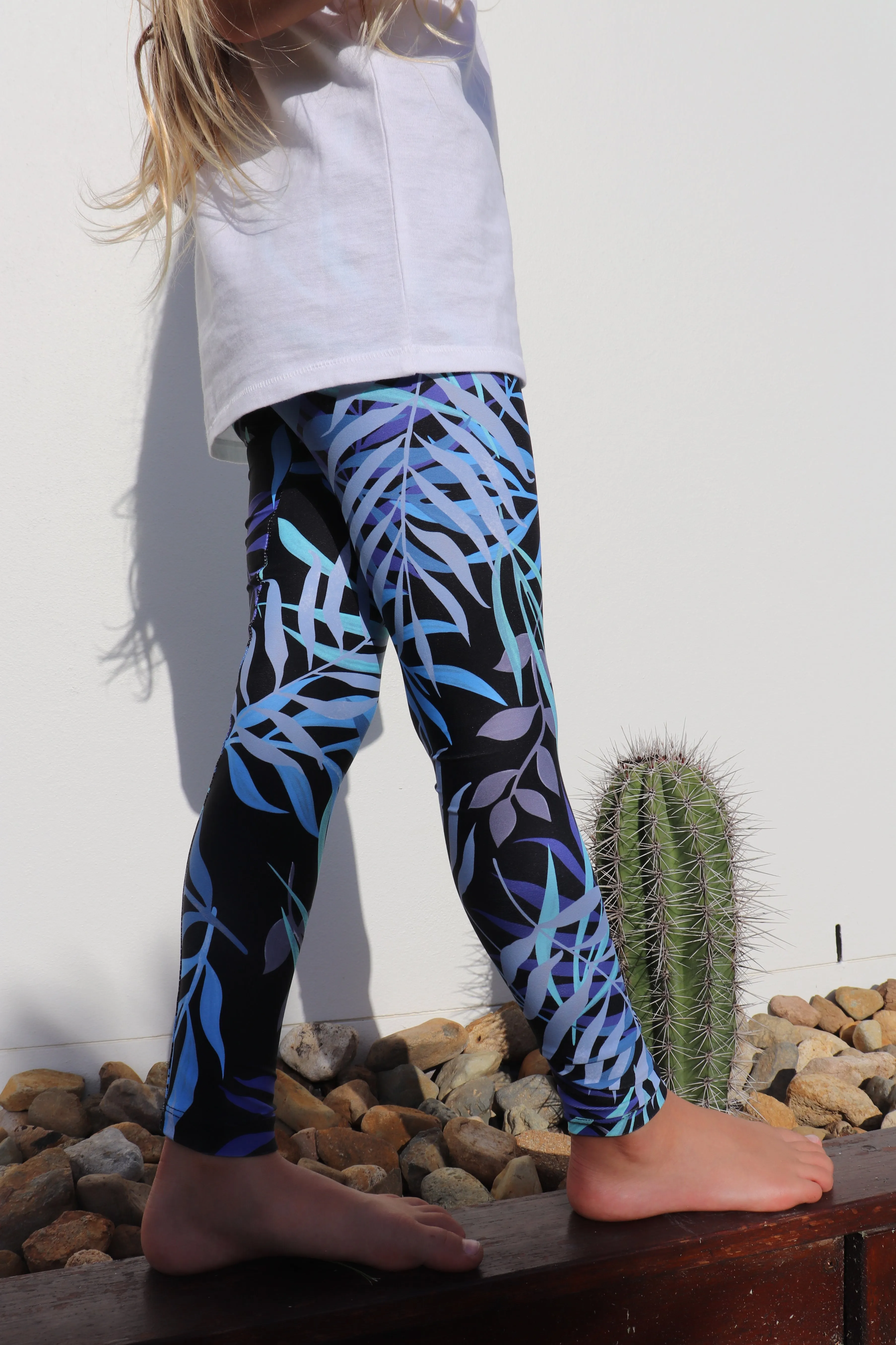 Tropical Palm Print Leggings