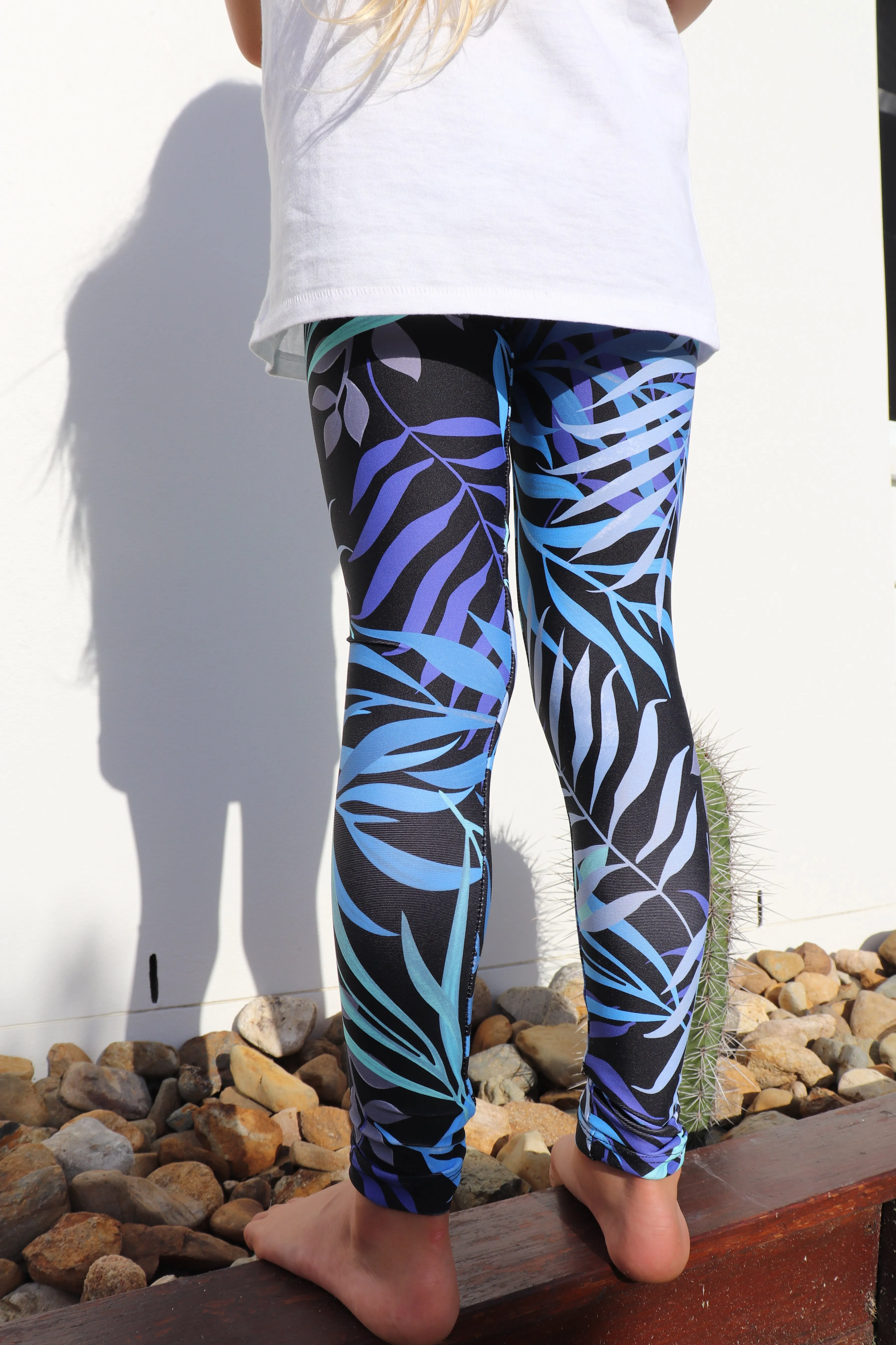 Tropical Palm Print Leggings