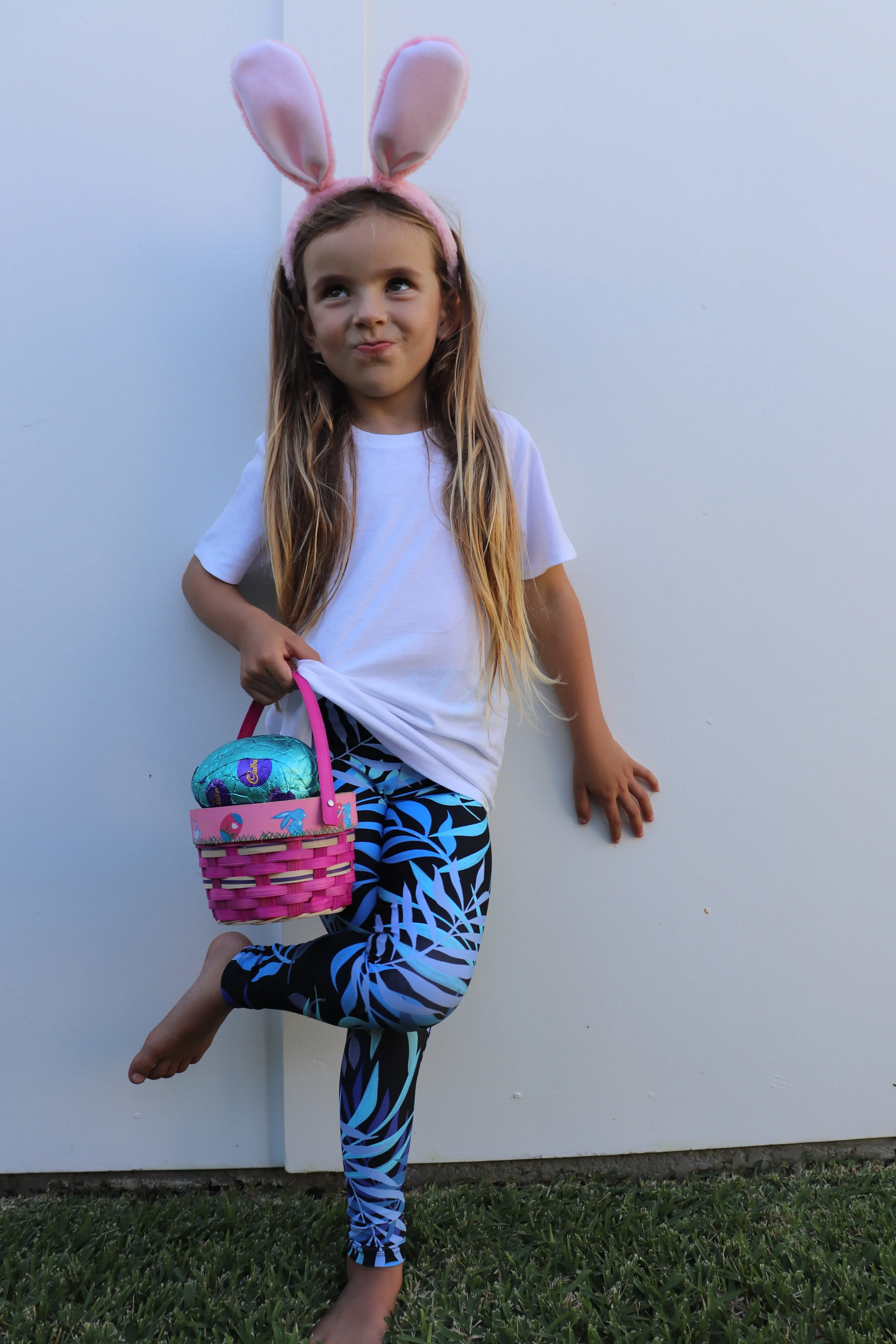 Tropical Palm Print Leggings