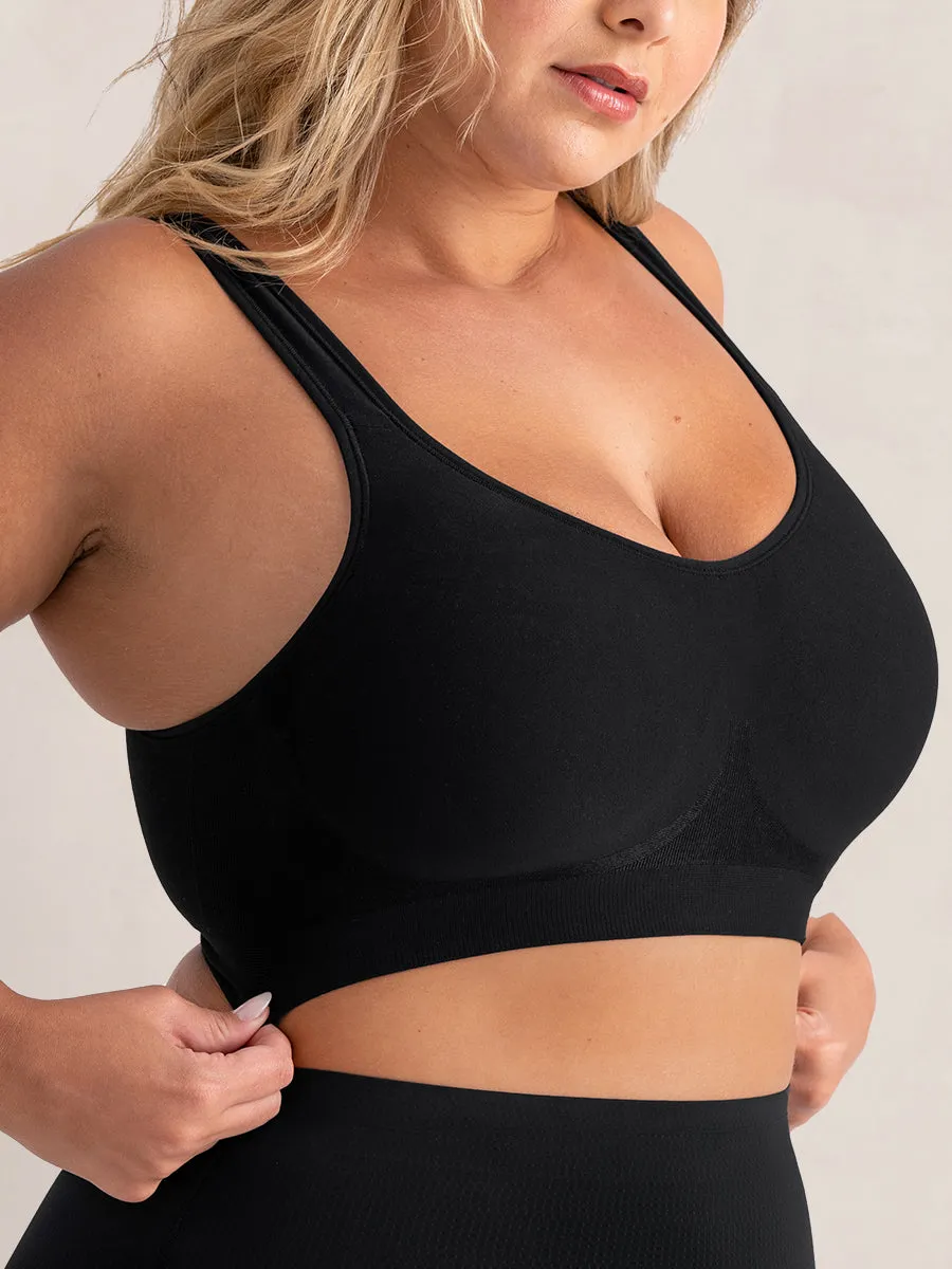 Truekind and Shapermint Essentials Bundle - 1 Shaping Bra, 1 Bralette, 1 High-Waisted Shaping Leggings