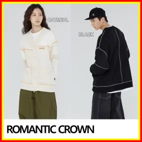 Unisex Street Style Cotton Cardigans | ROMANTIC CROWN