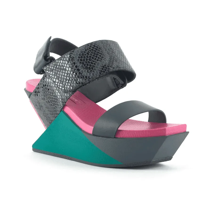 United Nude Delta Wedge Sandal - Candy Snake - Shop Now!