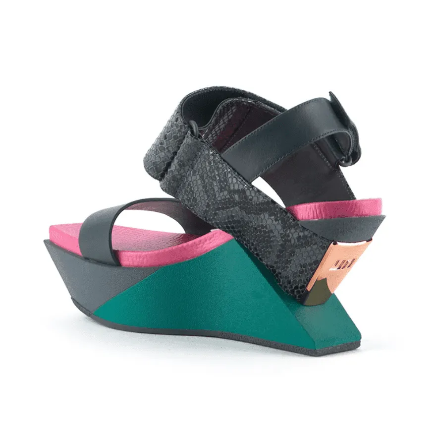 United Nude Delta Wedge Sandal - Candy Snake - Shop Now!