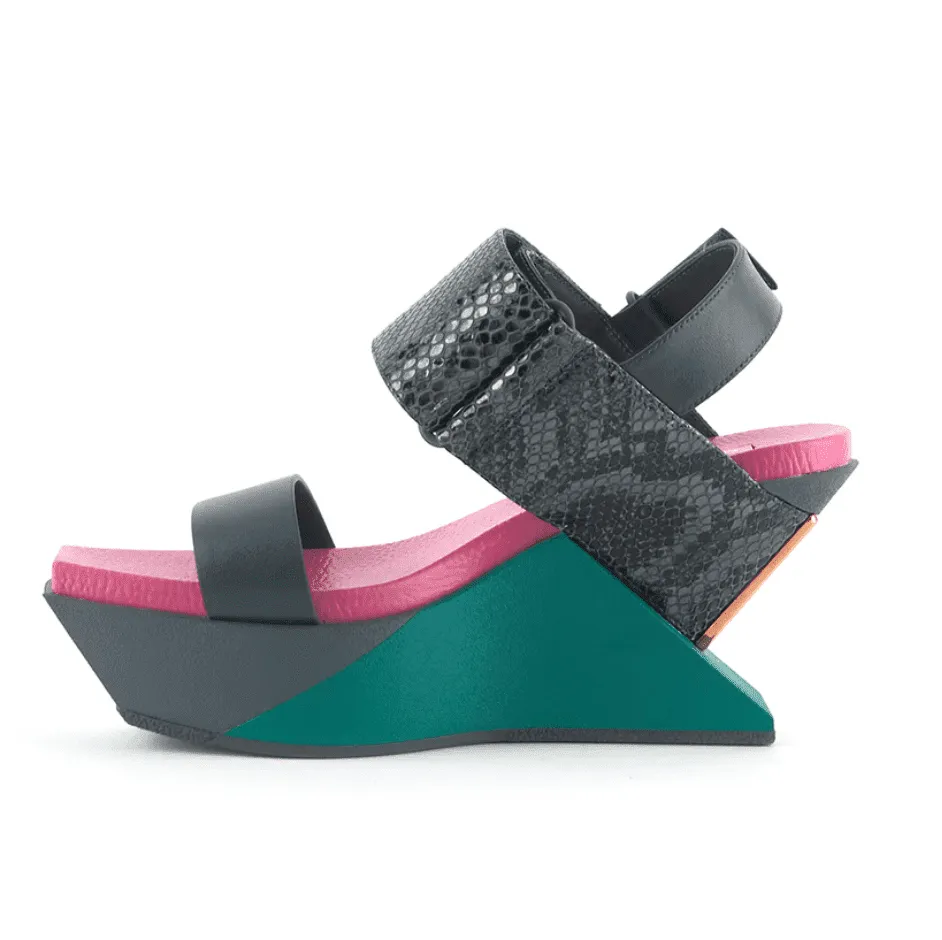 United Nude Delta Wedge Sandal - Candy Snake - Shop Now!