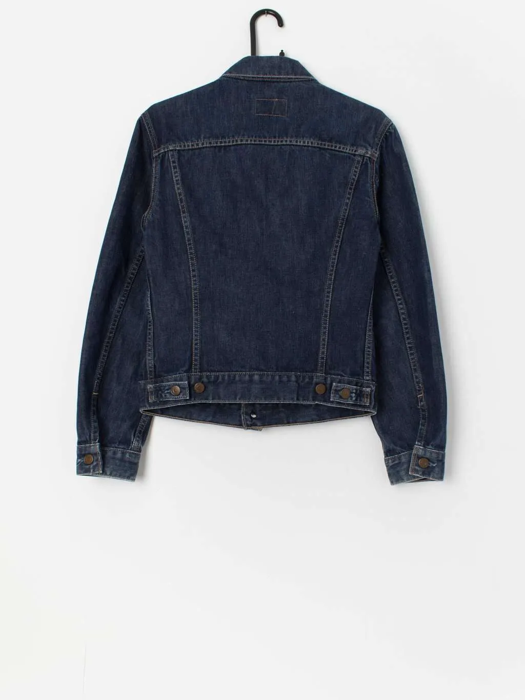 Girls Dark Blue Vintage Levis Denim Jacket - Small