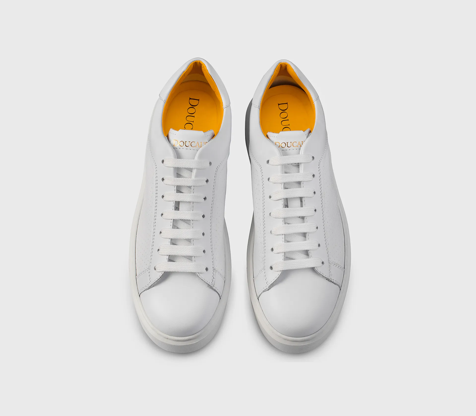 White leather sneaker