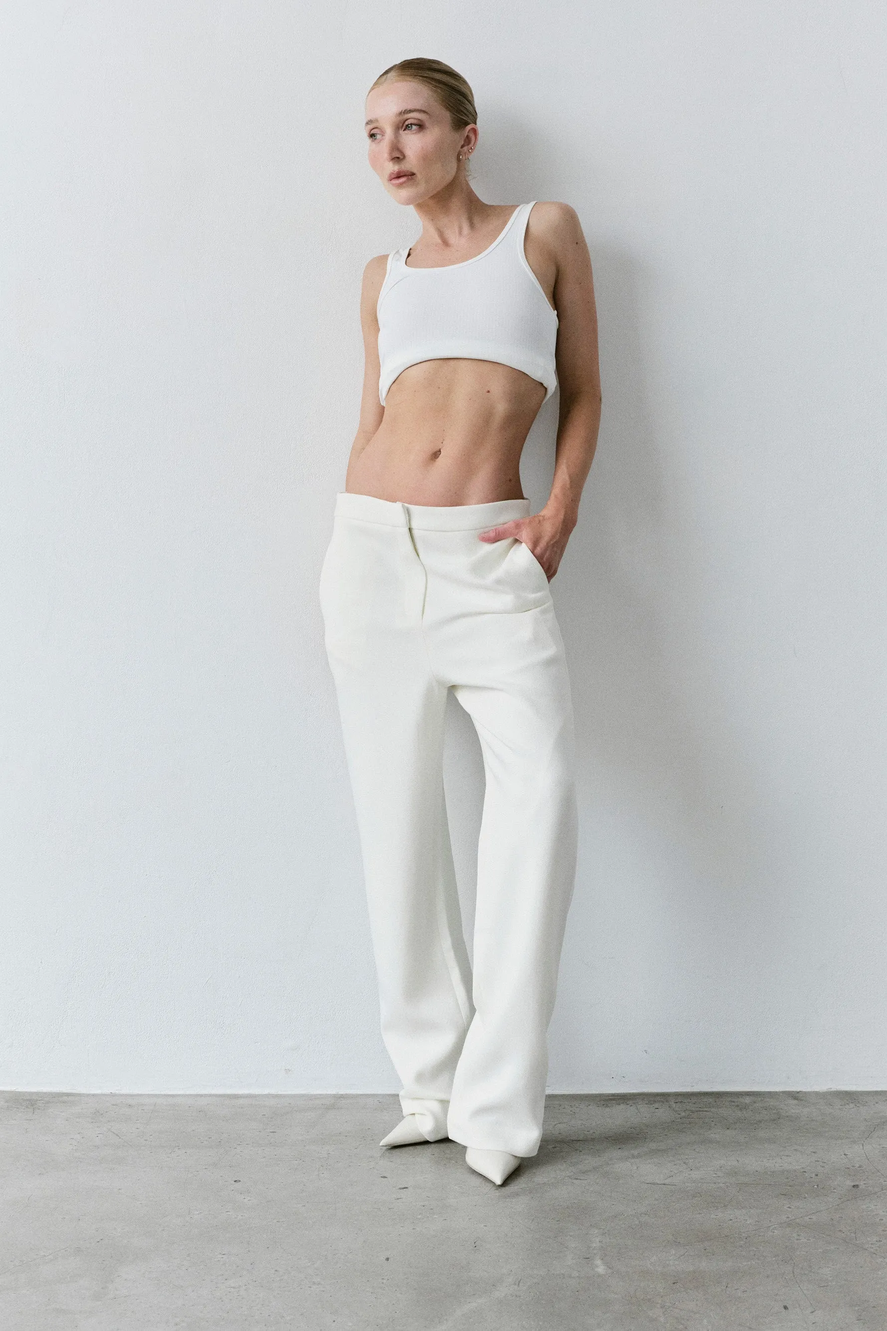 White Penn Pant