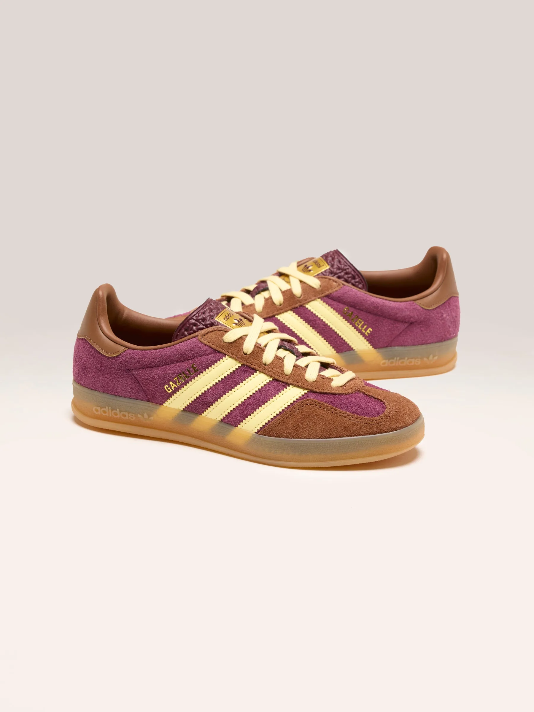 Women's Brown Adidas Gazelle Indoor Sneakers (Size 5)