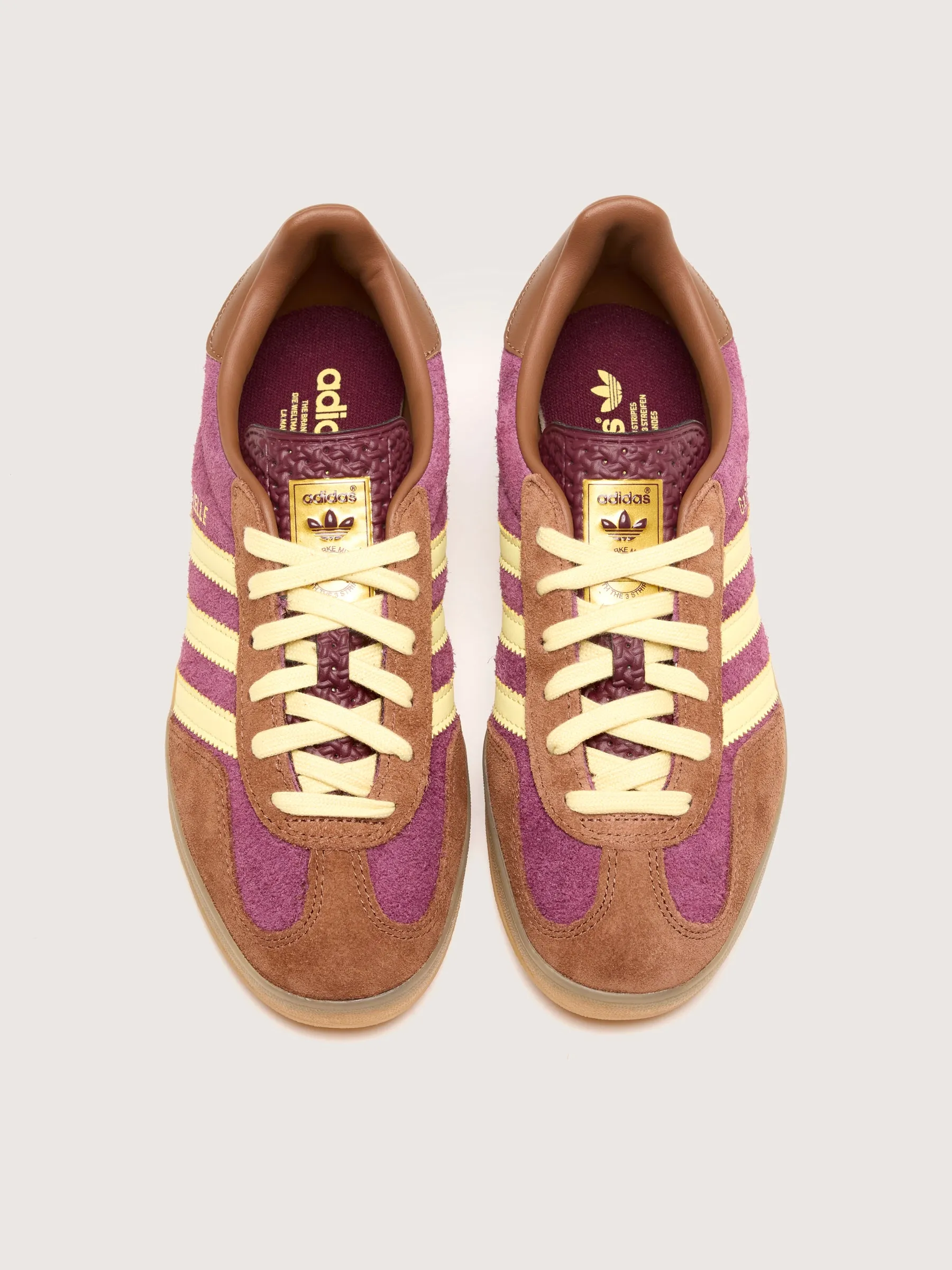 Women's Brown Adidas Gazelle Indoor Sneakers (Size 5)