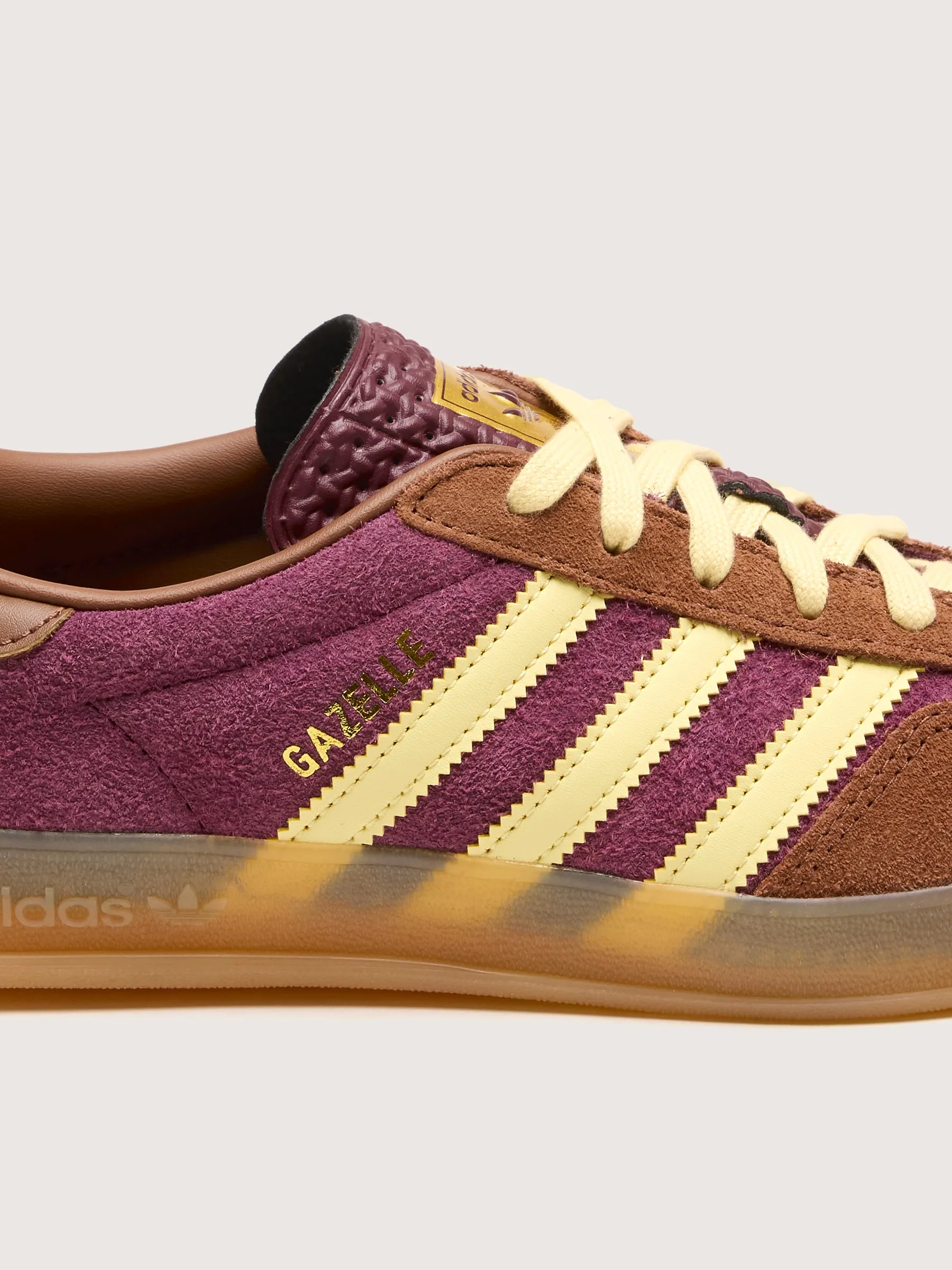 Women's Brown Adidas Gazelle Indoor Sneakers (Size 5)