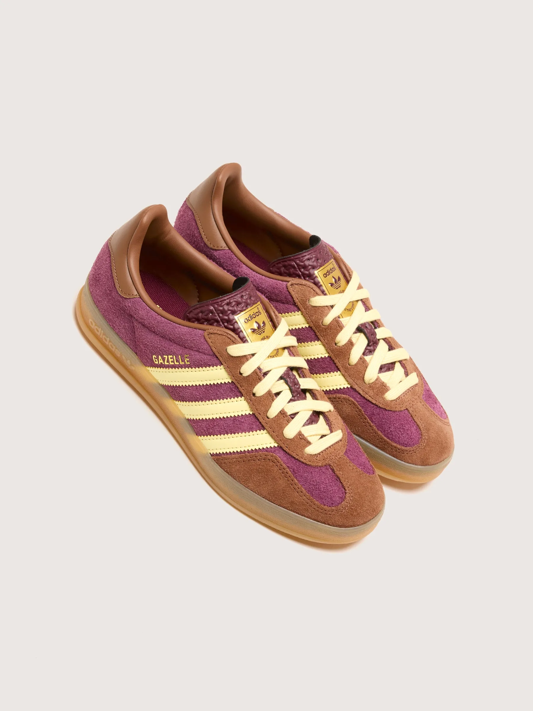 Women's Brown Adidas Gazelle Indoor Sneakers (Size 5)