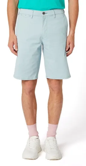 Wrangler Mist Blue Chino Casual Cotton Shorts