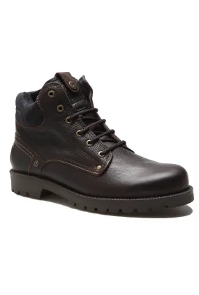 Trendy Wrangler Newton Dark Brown Leather Boots