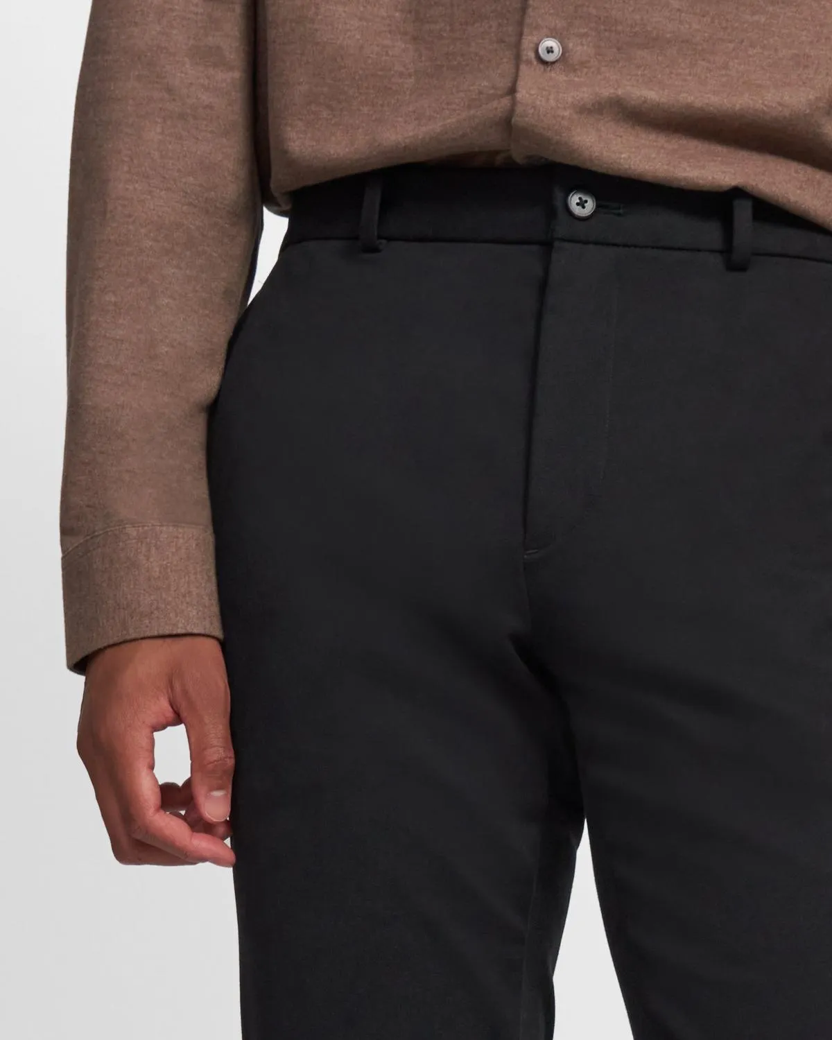 Zaine Brushed Cotton Pants Theory